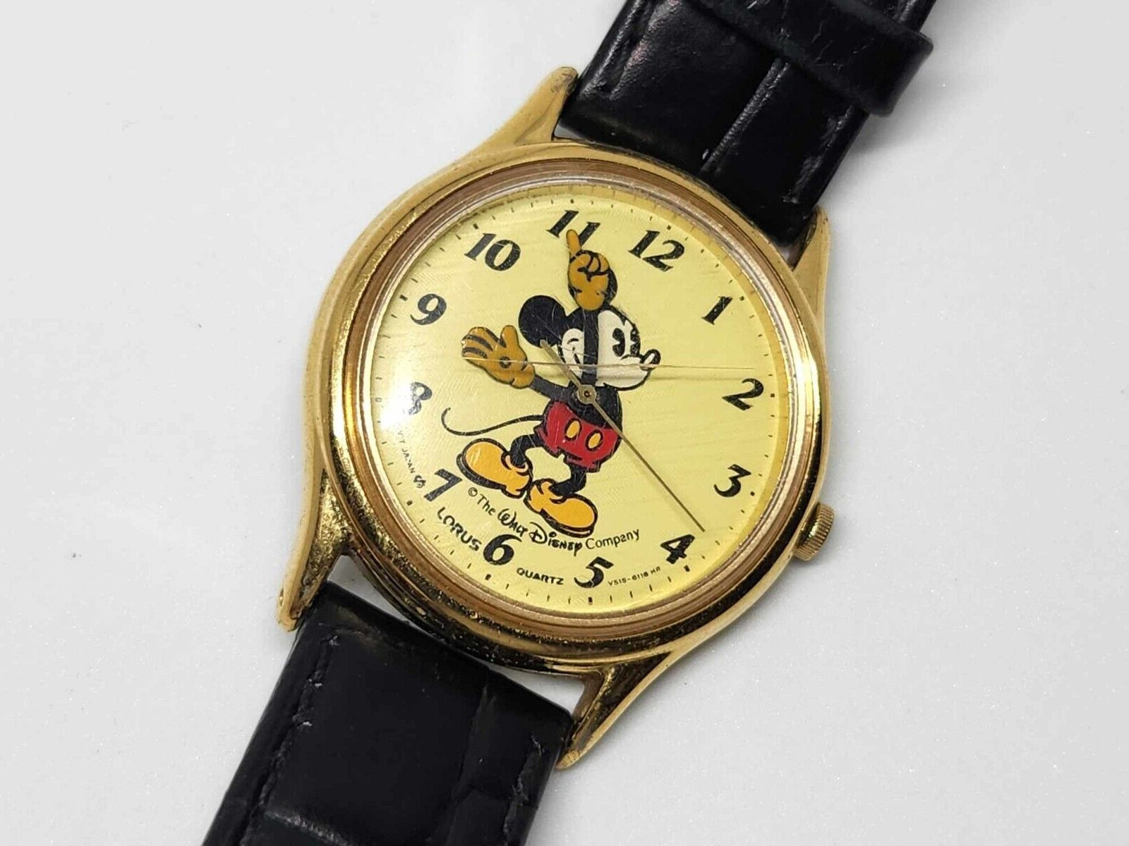 Vintage Disney Minnie Mouse Watch Lorus Quartz V515-600