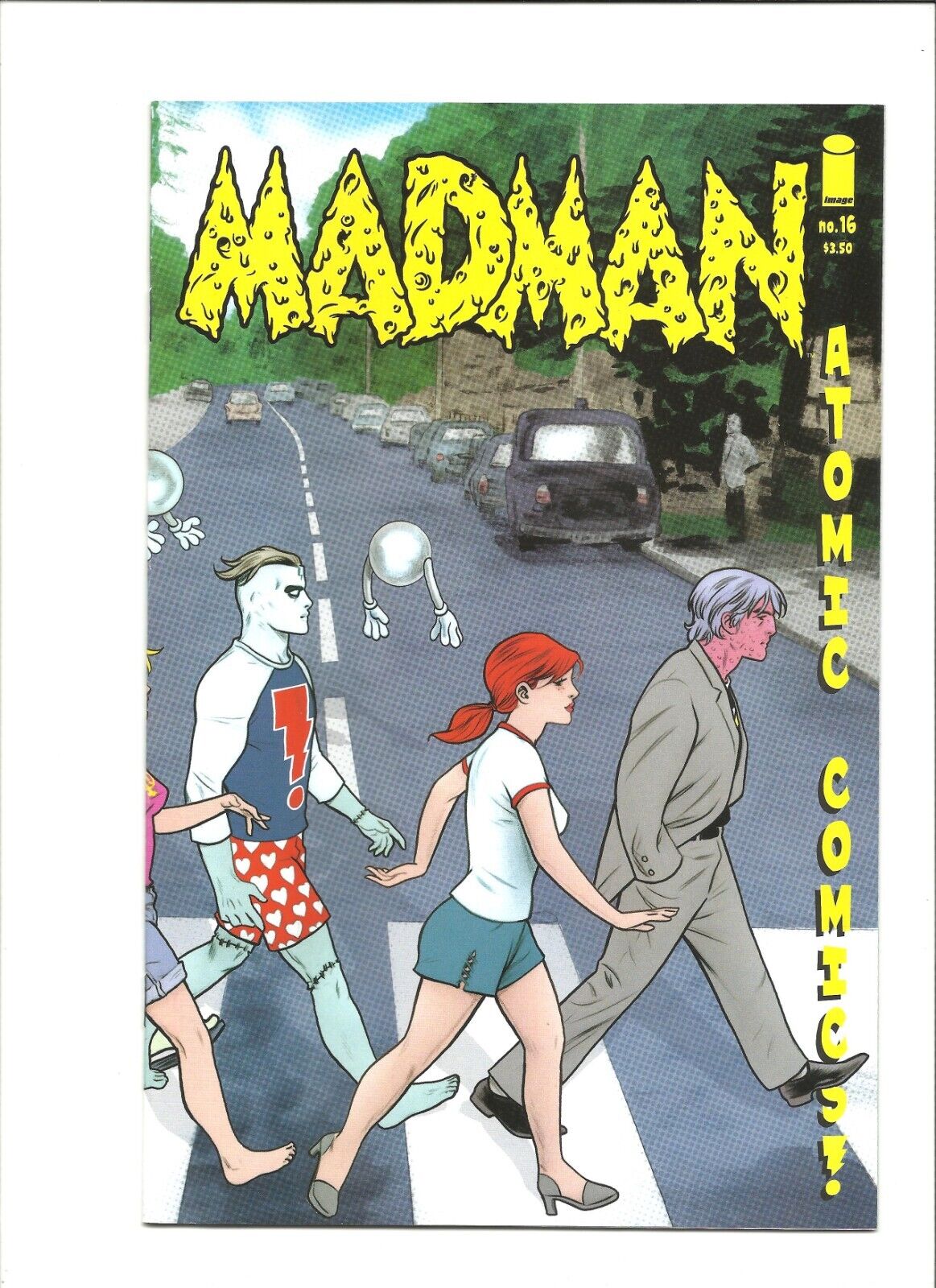 Madman #16 Atomic Comics (2009) MIKE ALLRED ABBEY ROAD HOMAGE COVER