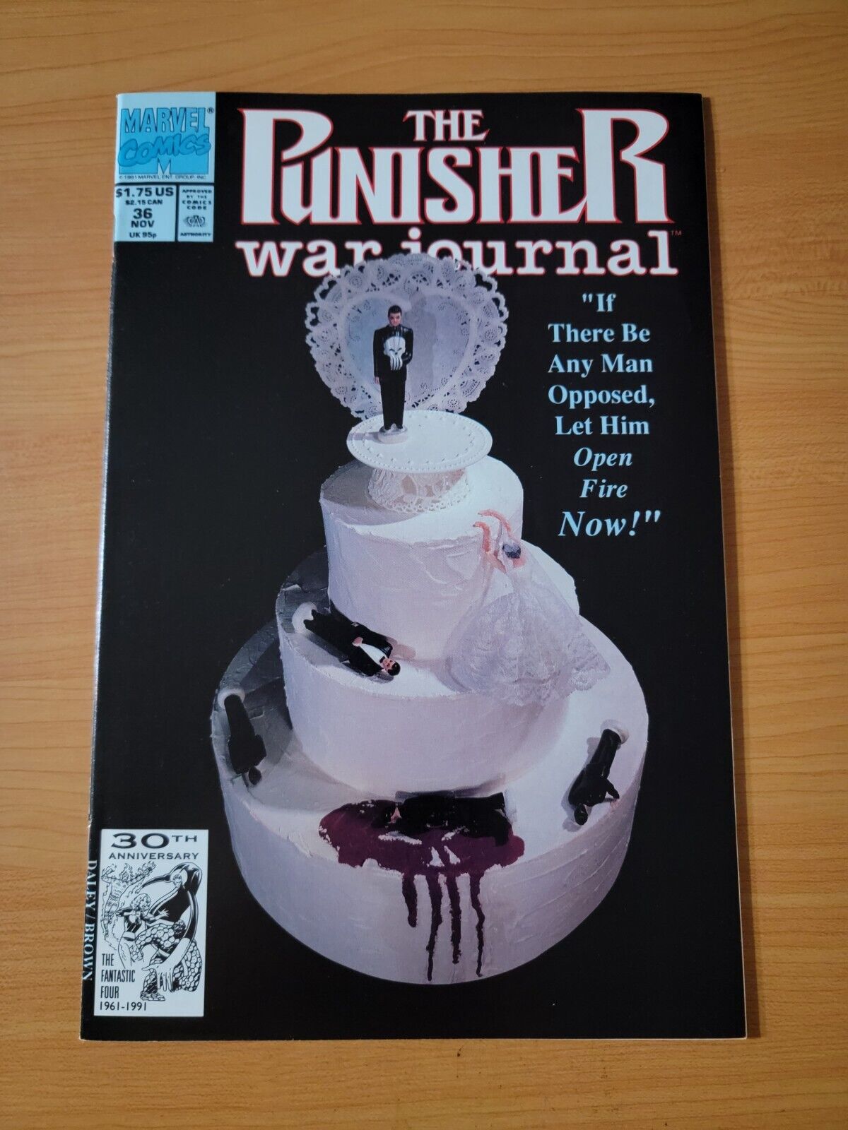 Punisher War Journal #36 Direct Market Edition ~ NEAR MINT NM ~ 1991 Marvel