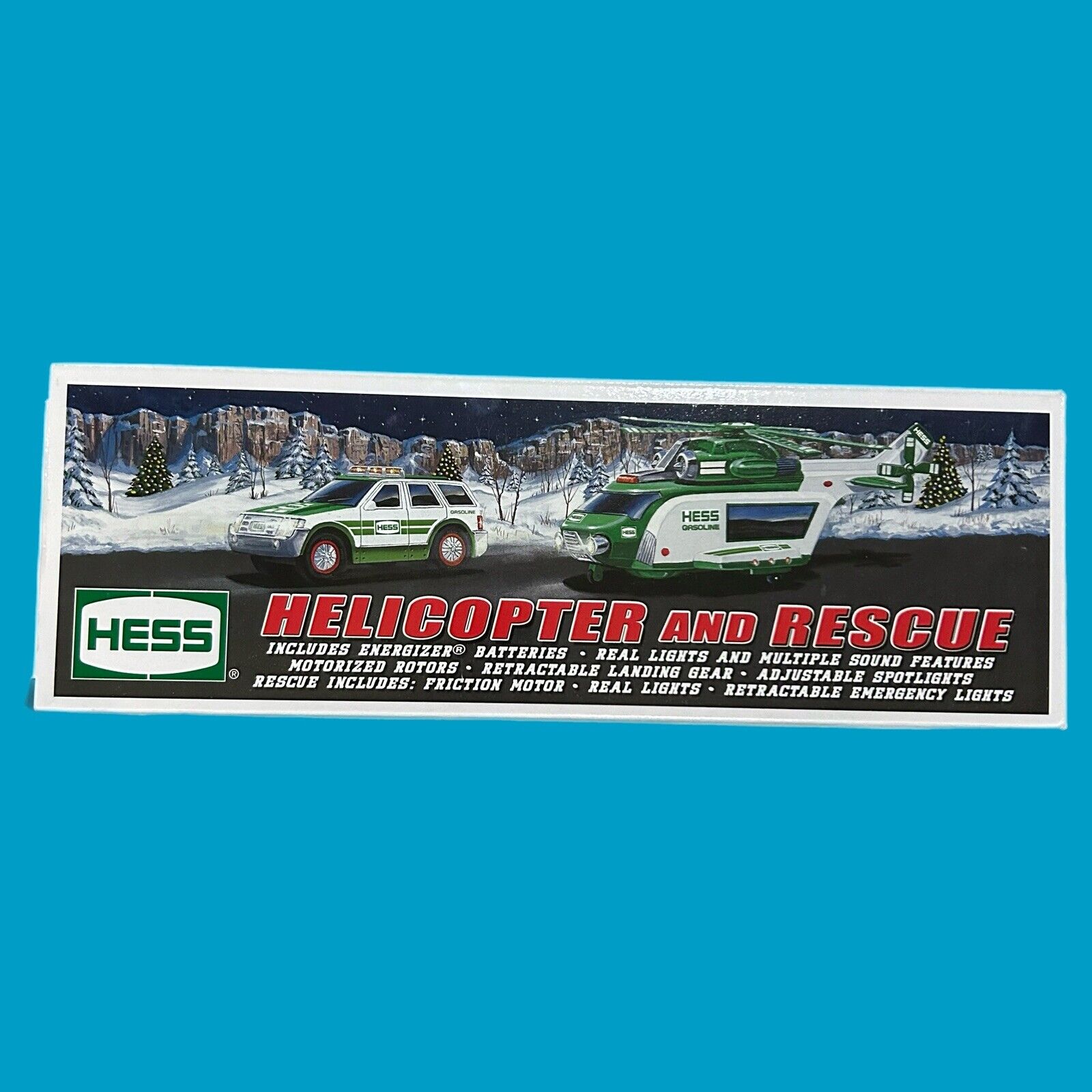 Hess Collectible 2012 Toy Helicopter And Rescue Truck. Brand New-In Box