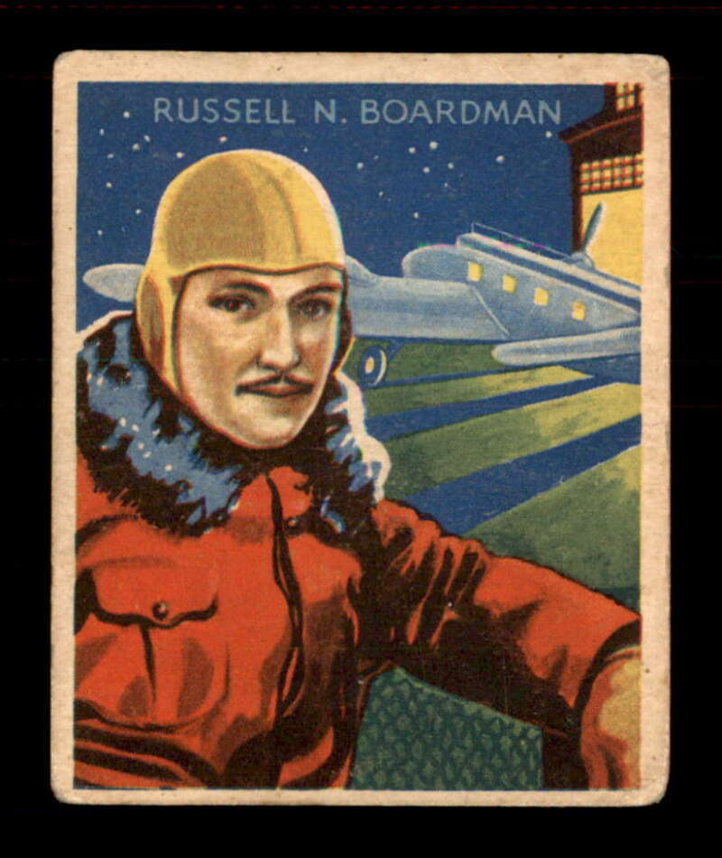 1934 National Chicle Sky Birds #28 Russell N. Boardman   VG X2602550