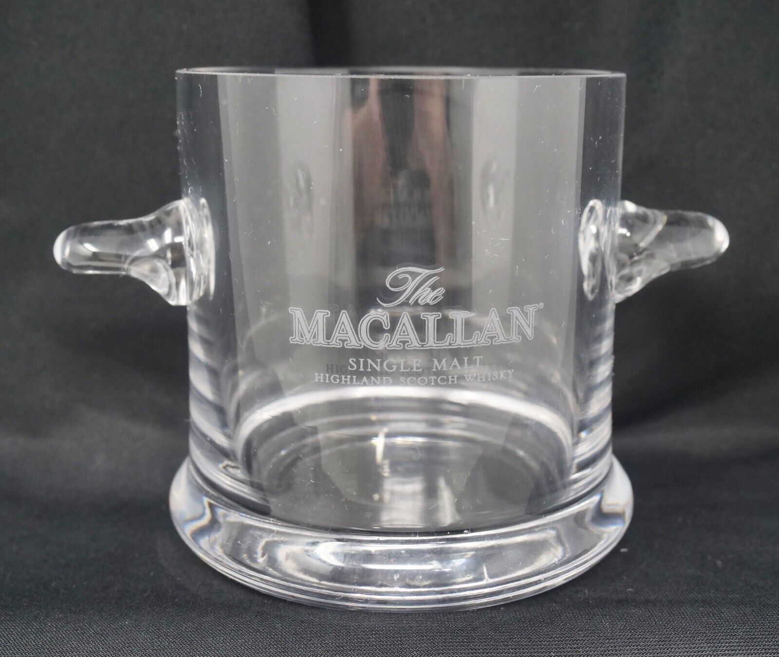 RARE The Macallan Single Malt Highland Scotch Whisky Glass Bottle Holder