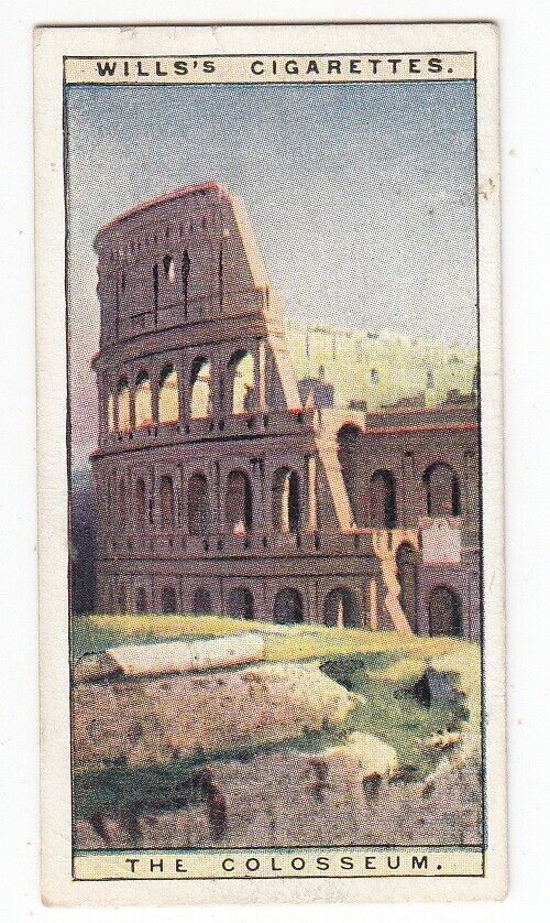 ANCIENT ROME Vintage 1926 Card of THE COLOSSEUM Vespasian Titus