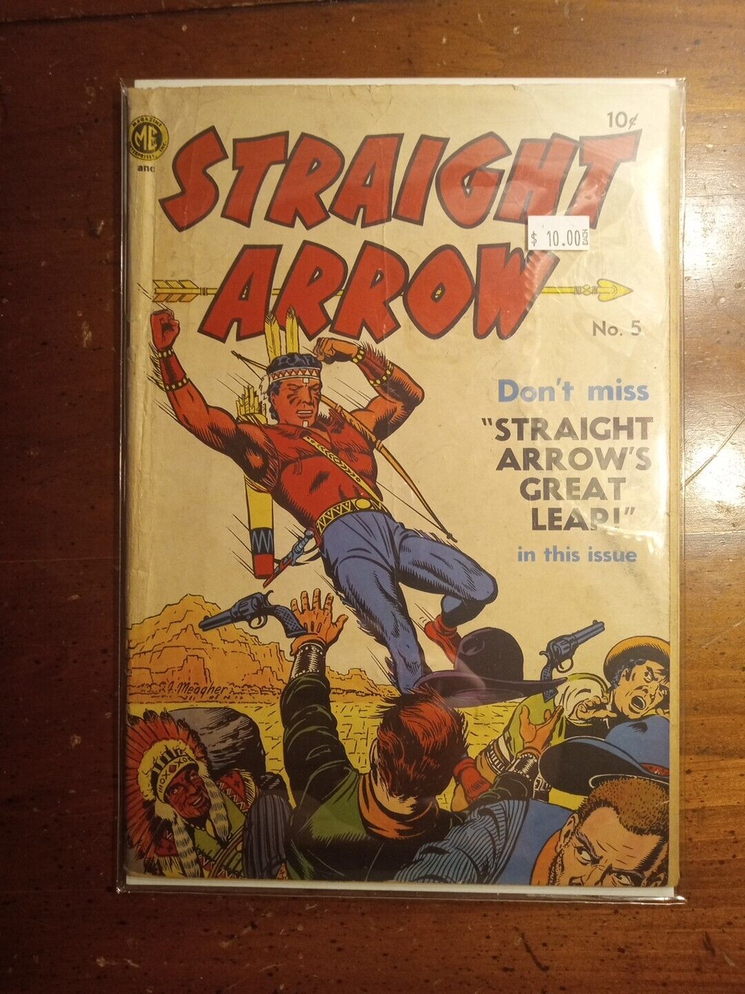 ME Publishing Straight Arrow #5 VG 1950 Western Comicbook