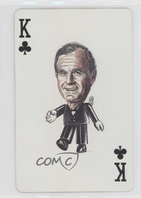 1984 Kamber Group Politicards Playing Cards George HW Bush George Bush 0in6