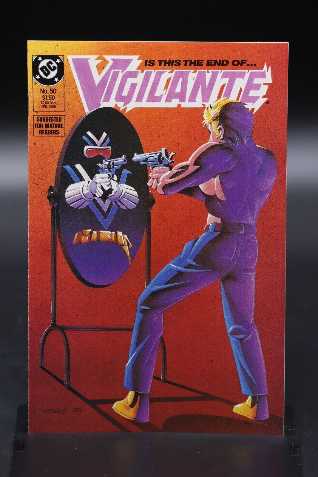 Vigilante (1983) #50 1st Print Suicide/Death of Vigilante Ken Steacy Cover VF/NM