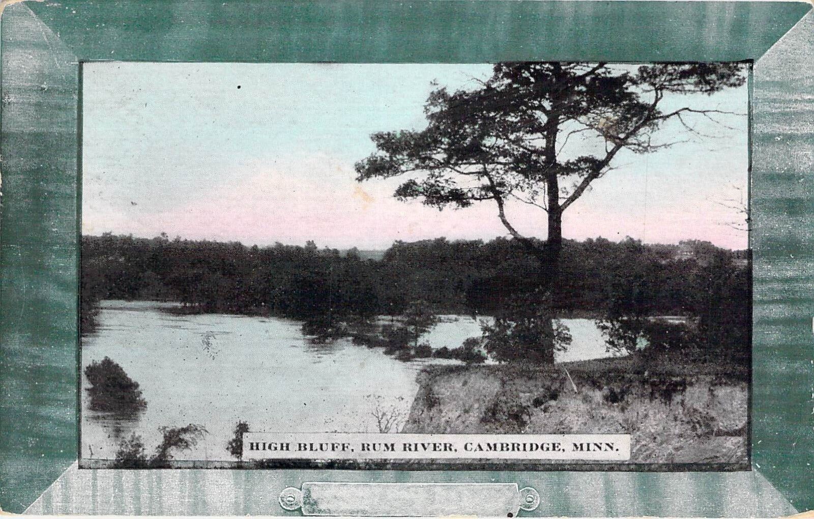 High Bluff, Rum River, Cambridge, Minn,, Posted 1911