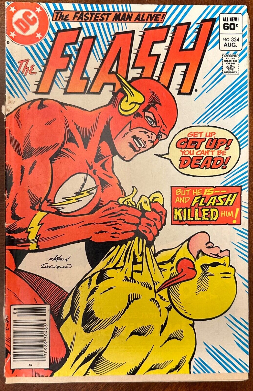 The Flash #324 | August 1983 DC Comics *COVER DETACHED*