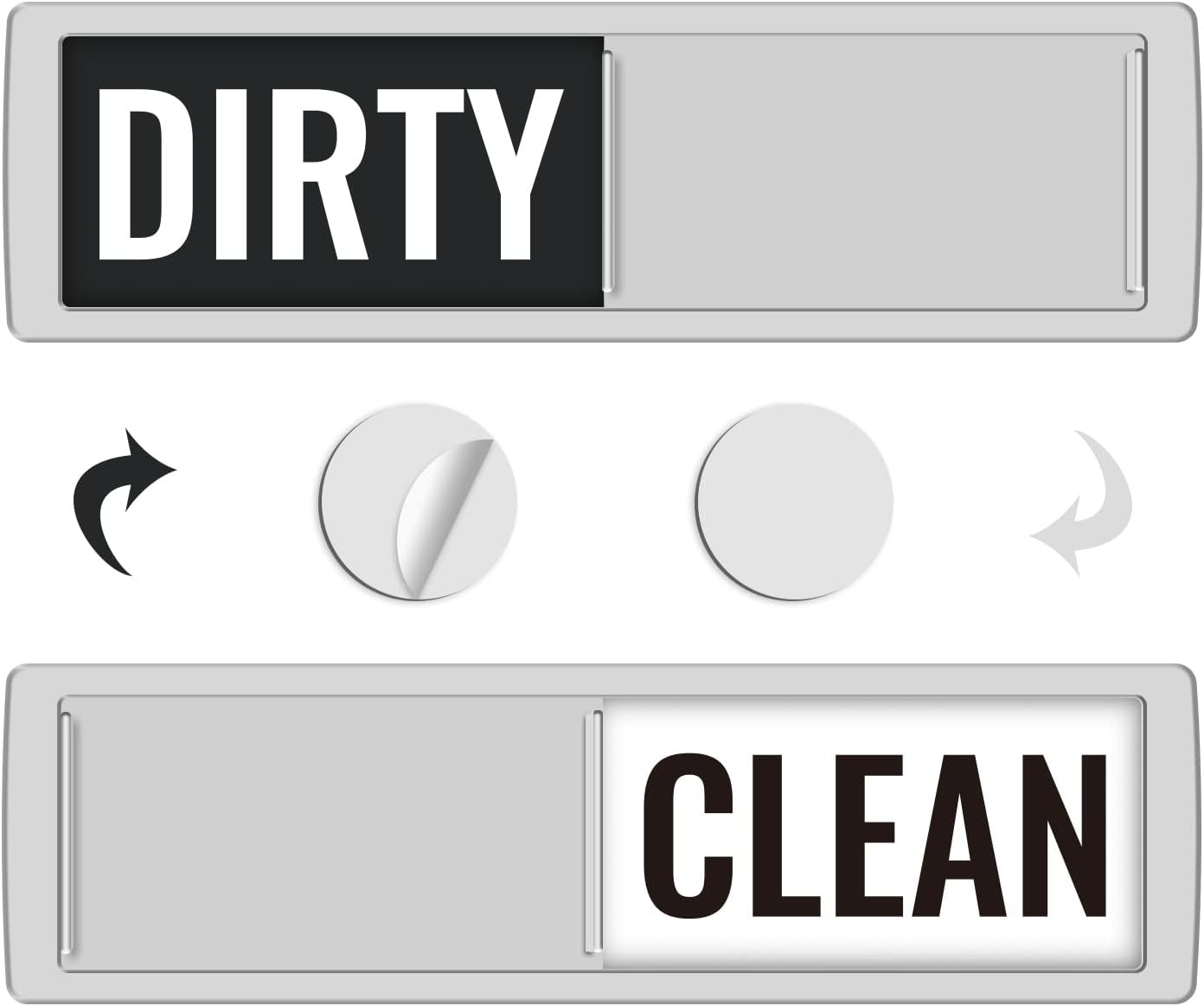 Kitchentour Dishwasher Magnet Clean Dirty Sign, Upgrade Super Strong Clean Dirty