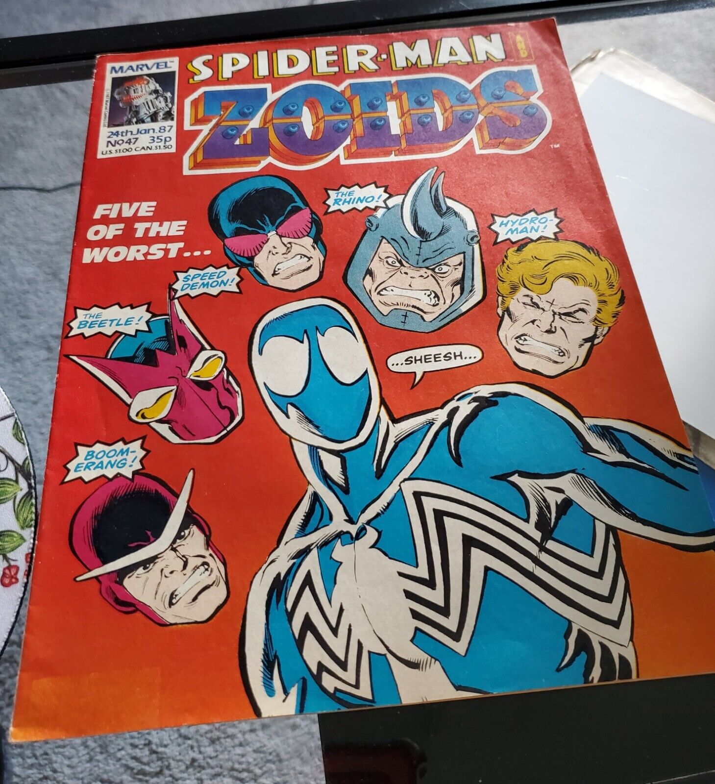 MARVEL UK: SPIDER-MAN AND ZOIDS: 1987: F+