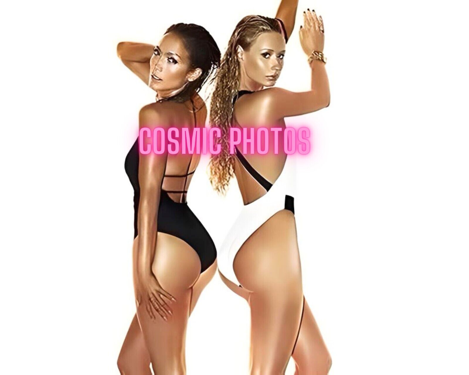 Jennifer Lopez And Iggy Azalea 10x8 inch  Glossy Photo Print #00191