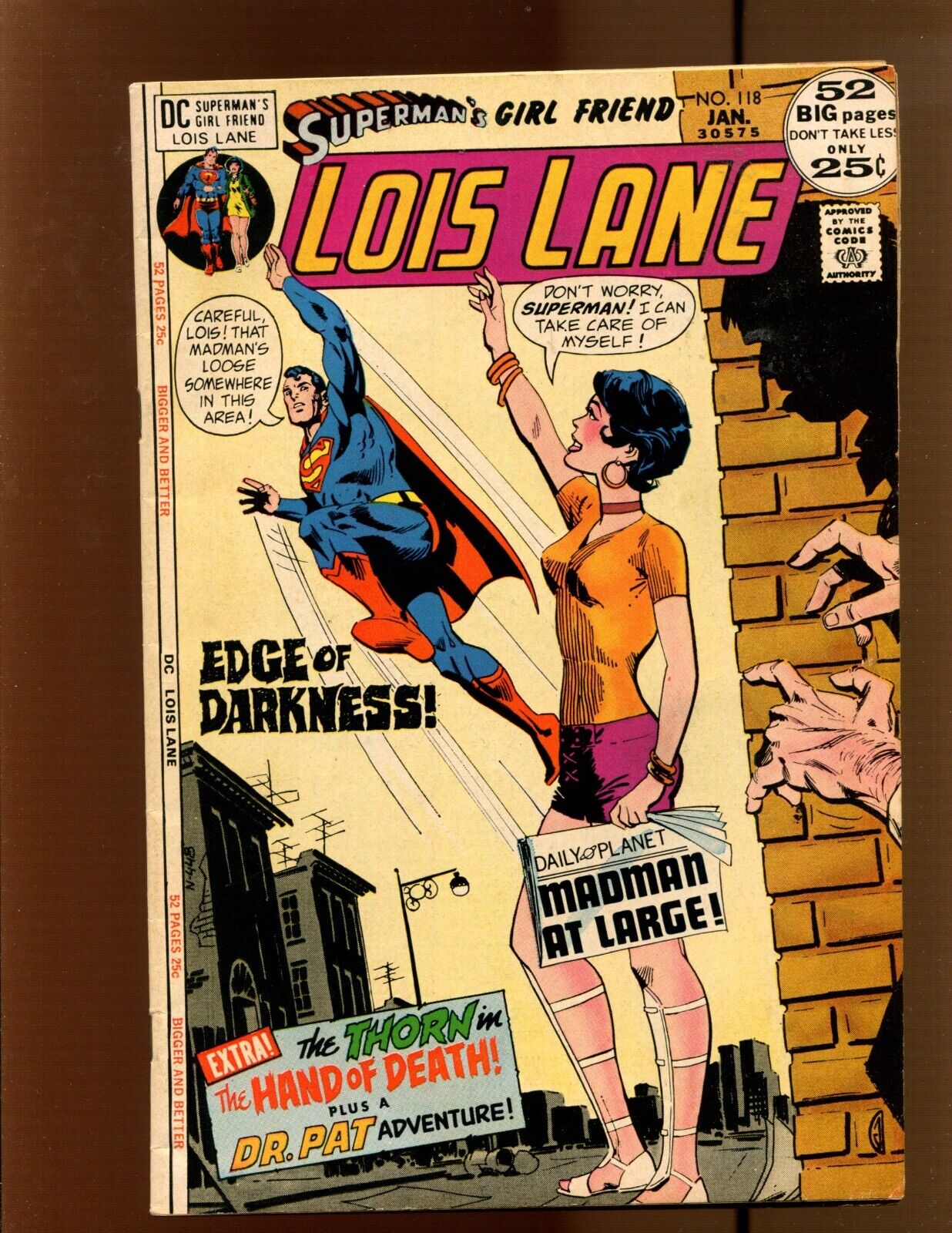 Superman\'s GF Lois Lane #118 - Edge Of Darkness (5.5/6.0) 1972