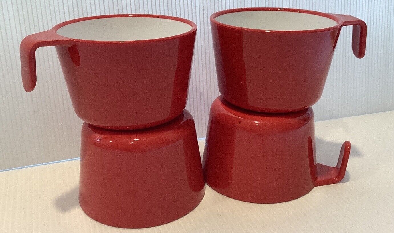 Qantas Airline Red Plastic CUPS designed by Marc Newson for A380 Qantas Lot 1