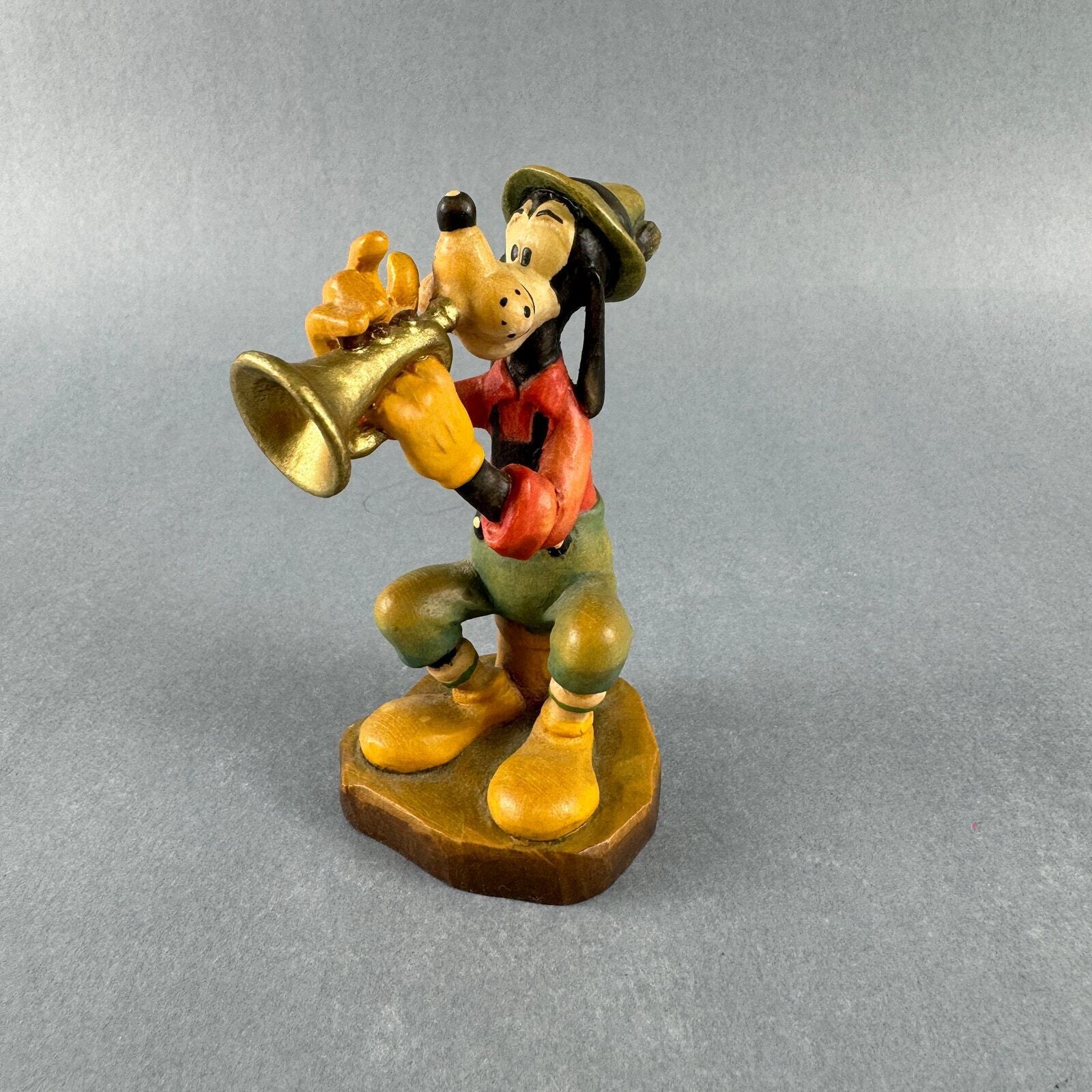 6” Anri Disney Retired Goofy Woodcarving