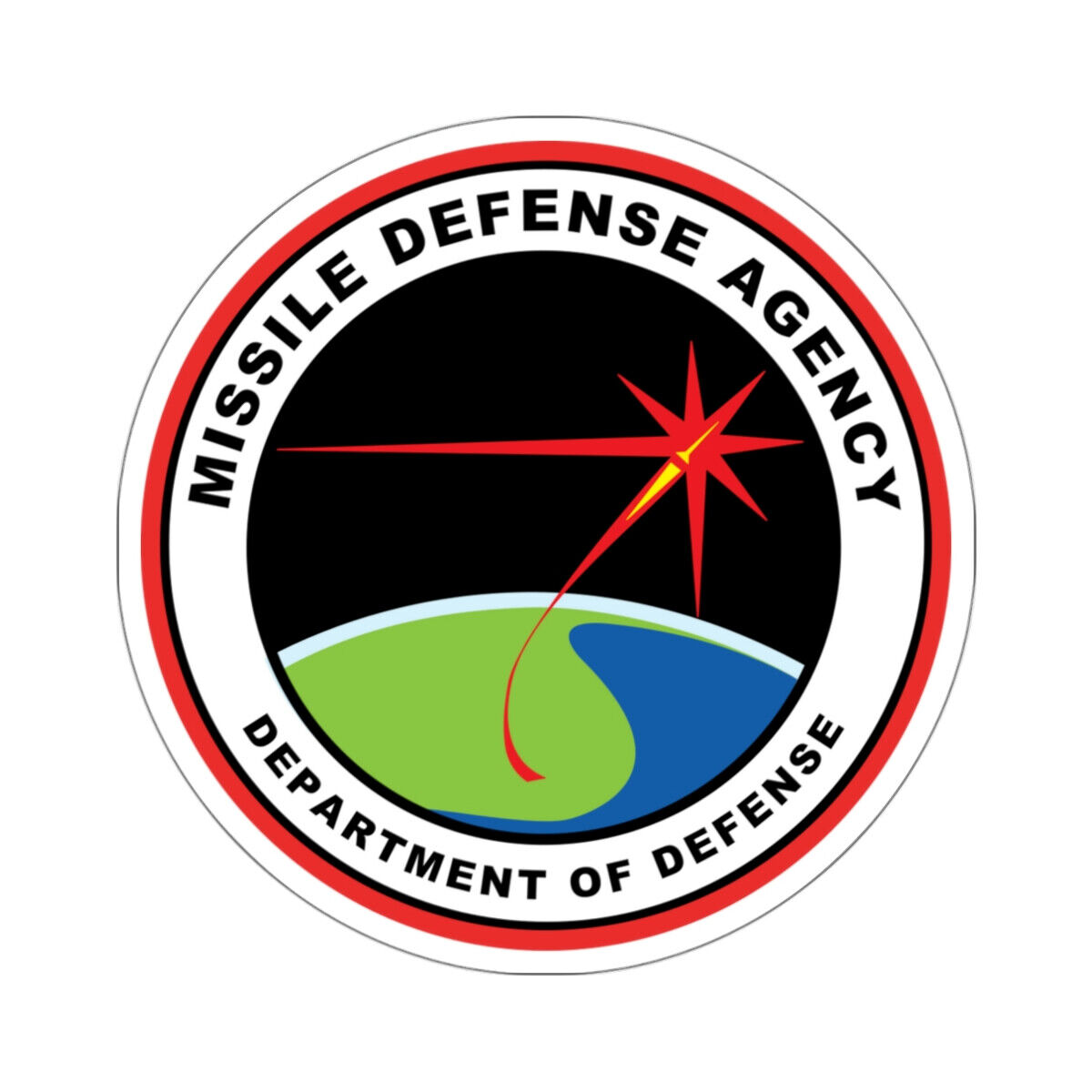 United States Missile Defense Agency STICKER Vinyl Die-Cut Decal
