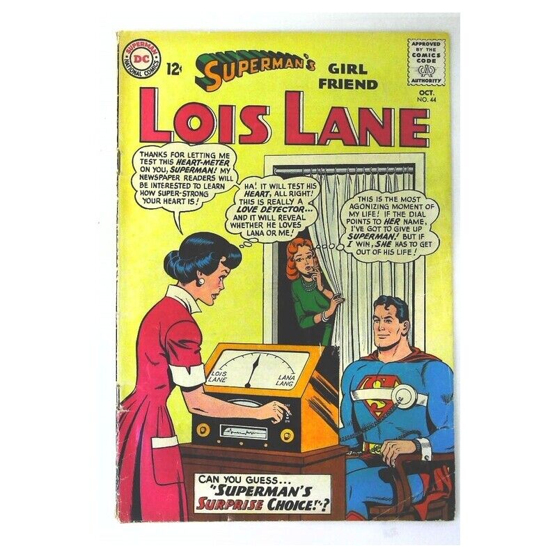 Superman's Girl Friend Lois Lane #44 in Fine minus condition. DC comics [l: