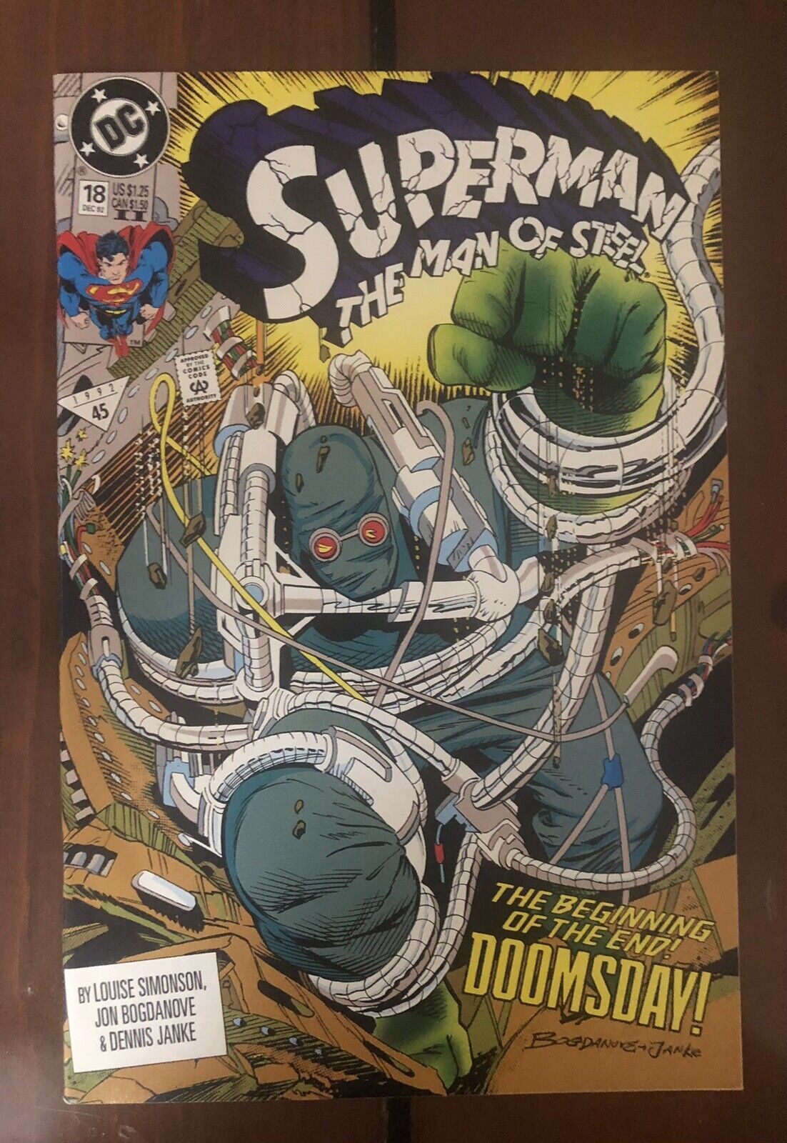 Superman: The Man of Steel #18 (DC Comics December 1992)  Never Read 