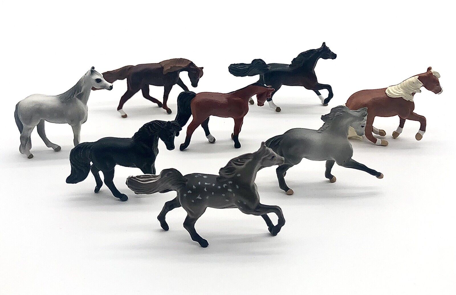 Breyer Mini Whinnies Horses Lot Of 8 Mini Horses
