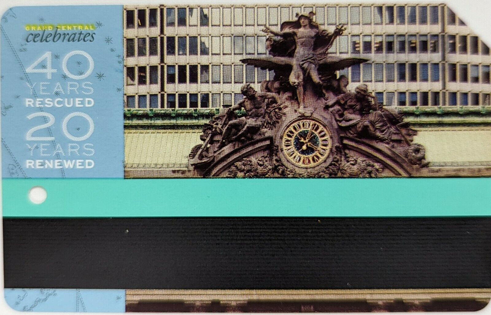 Grand Central 40 Anniversary- NYC MetroCard-Expired, Mint condition