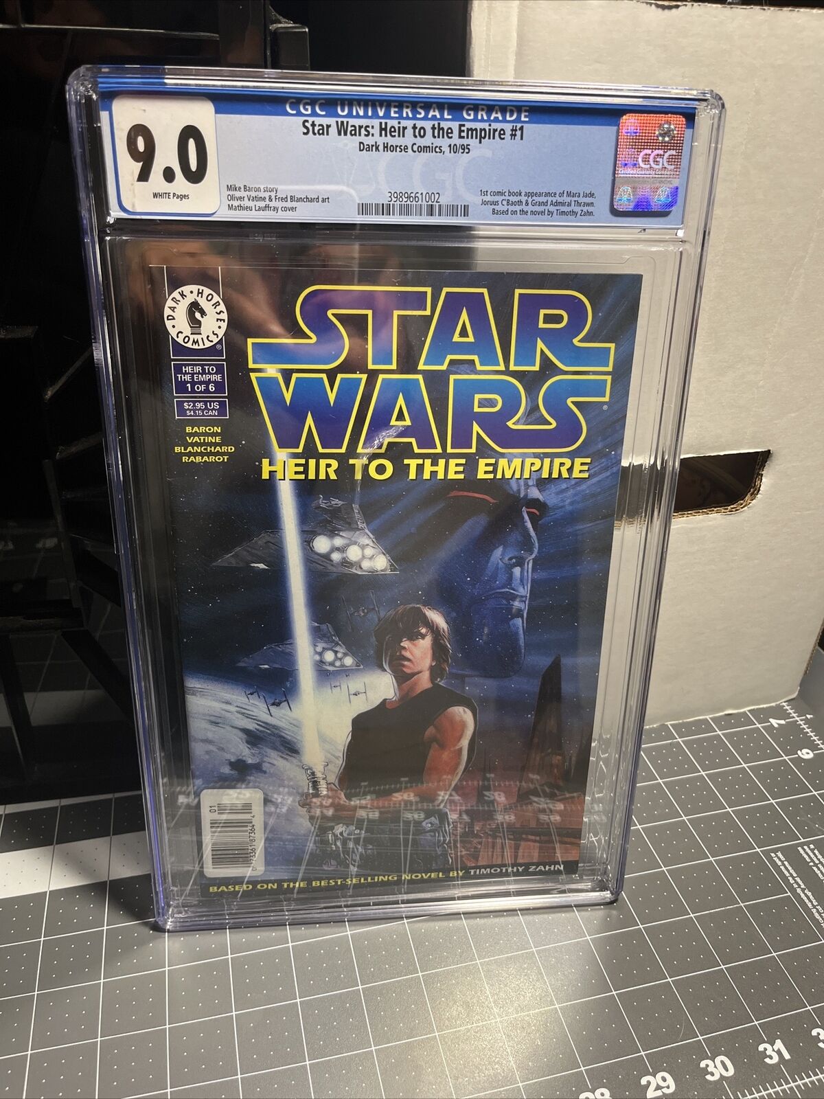 Star Wars: Heir To The Empire #1 CGC 9.0 - STICKER UPC - RAREST NEWSSTAND ED.