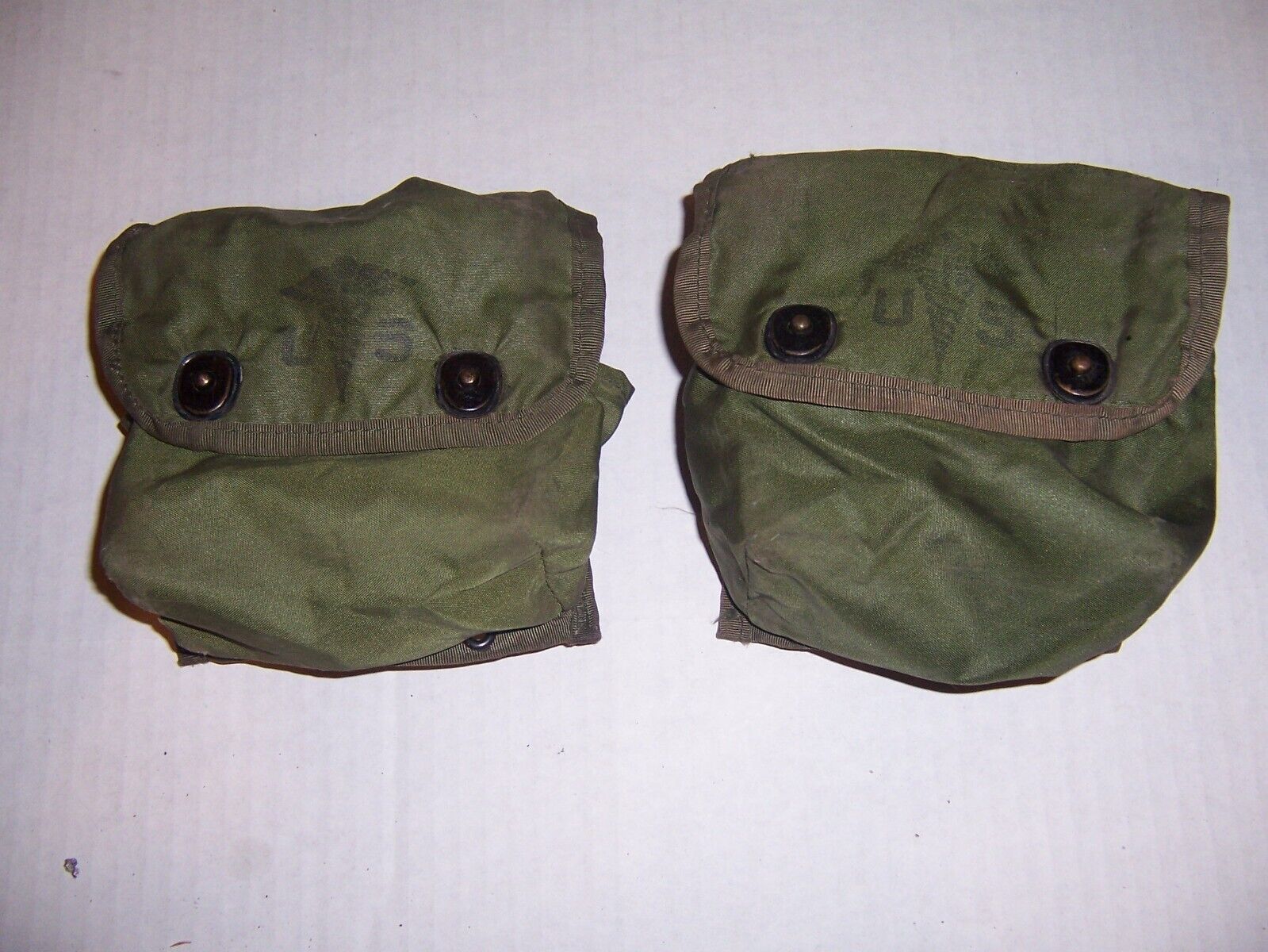 Two used genuine GI US military First aid kit nylon covers