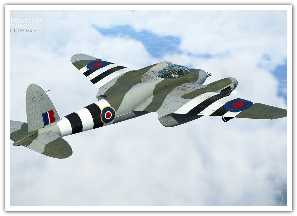 aircraft_airplane_De Havilland Mosquito_video games_World War II_IL-2 Sturmovik