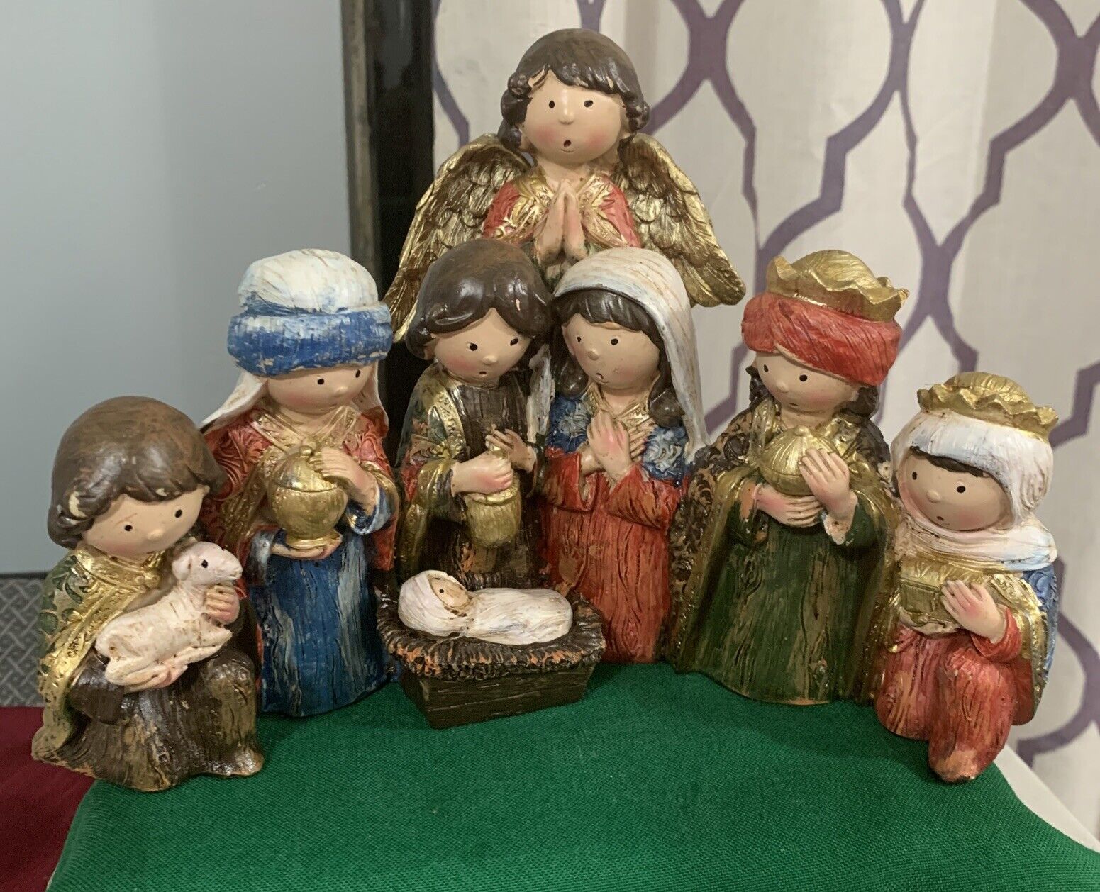 one piece nativity set
