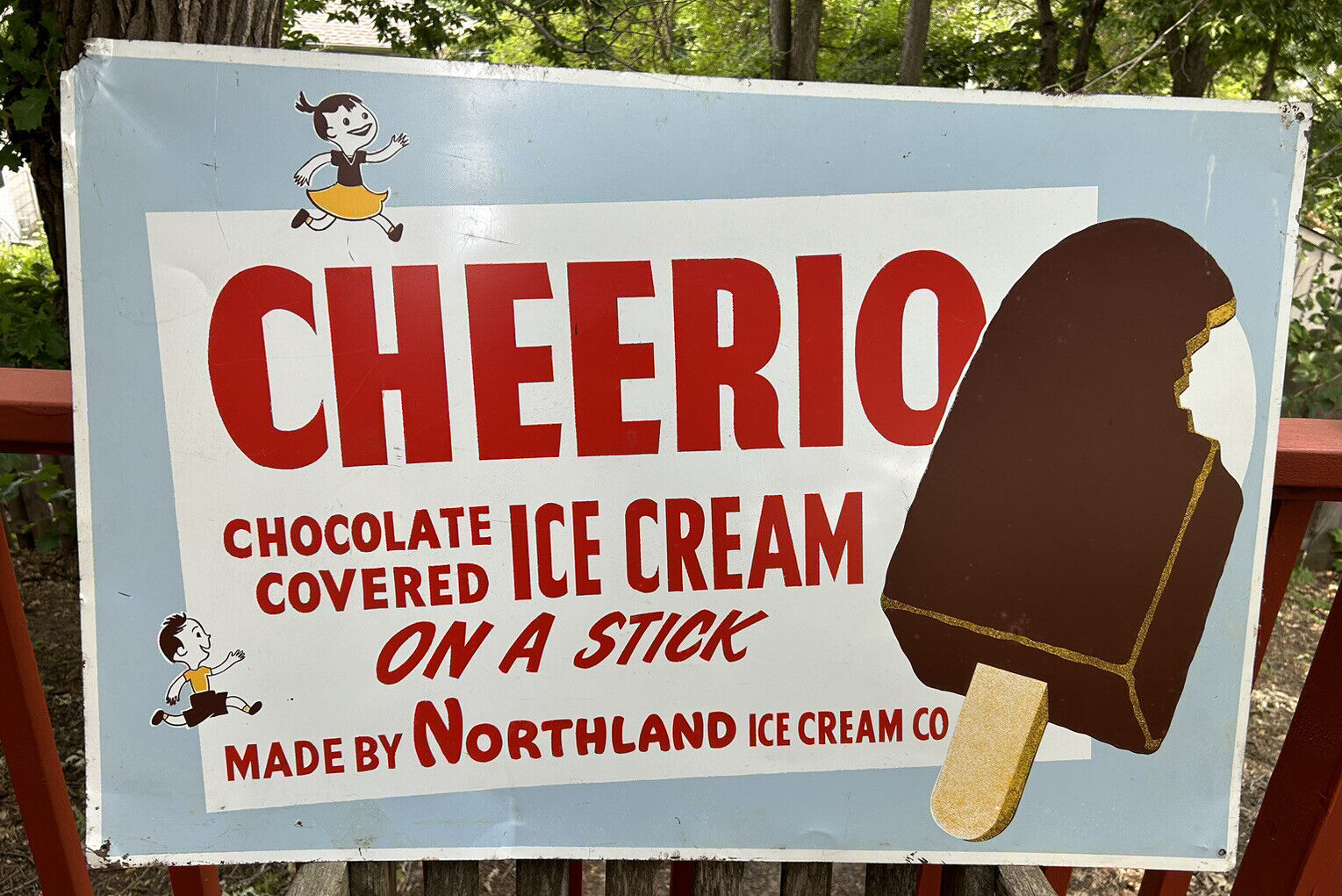 Original Northland Dairy Ice Cream Co. sign from the Minnesota State Fair, 50s