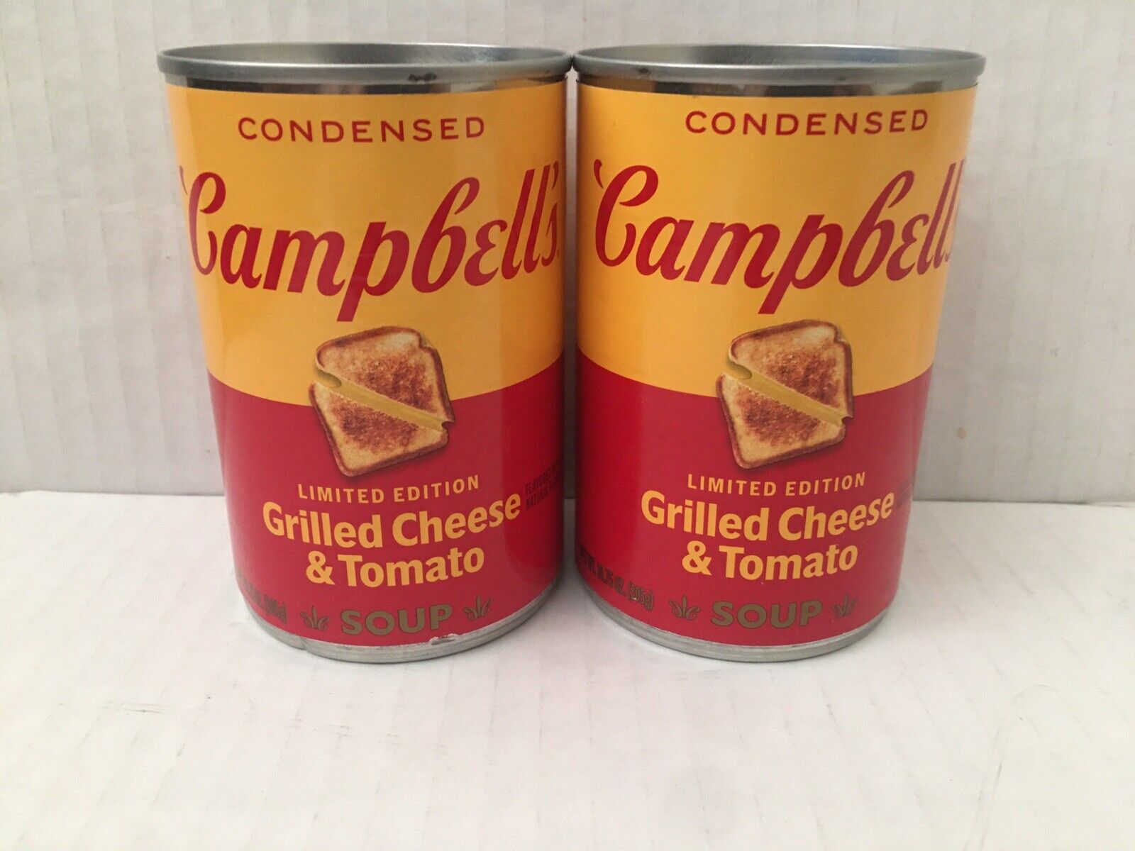 Campbells Grilled Cheese Tomato Soup - Limited Edition Lot Of 2