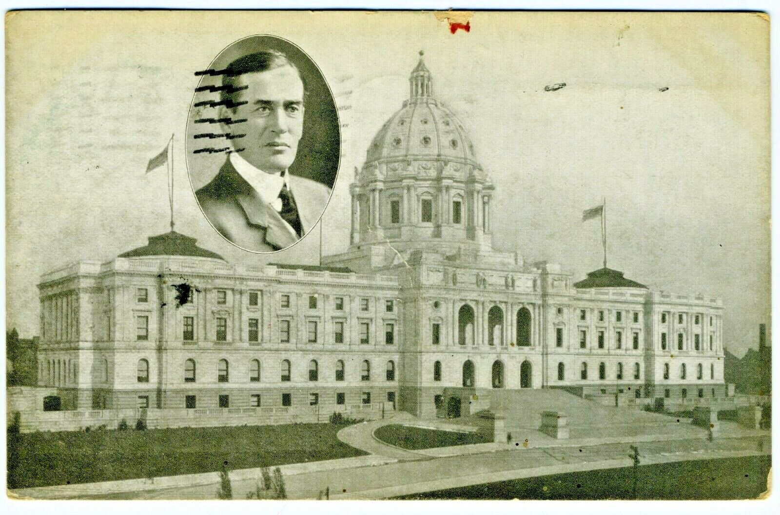 1909 Gov John Johnson Minnesota 1904-1909 Commemorative Vintage Postcard