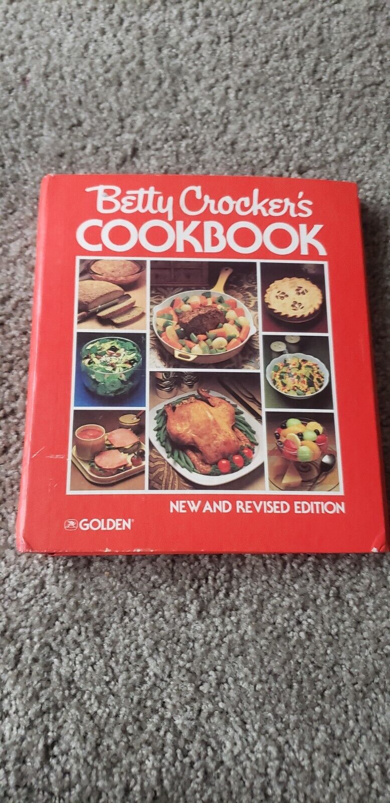 Vintage Betty Crocker's Cookbook 5 Ring Binder w/ Index Tabs New And Revised Ed.