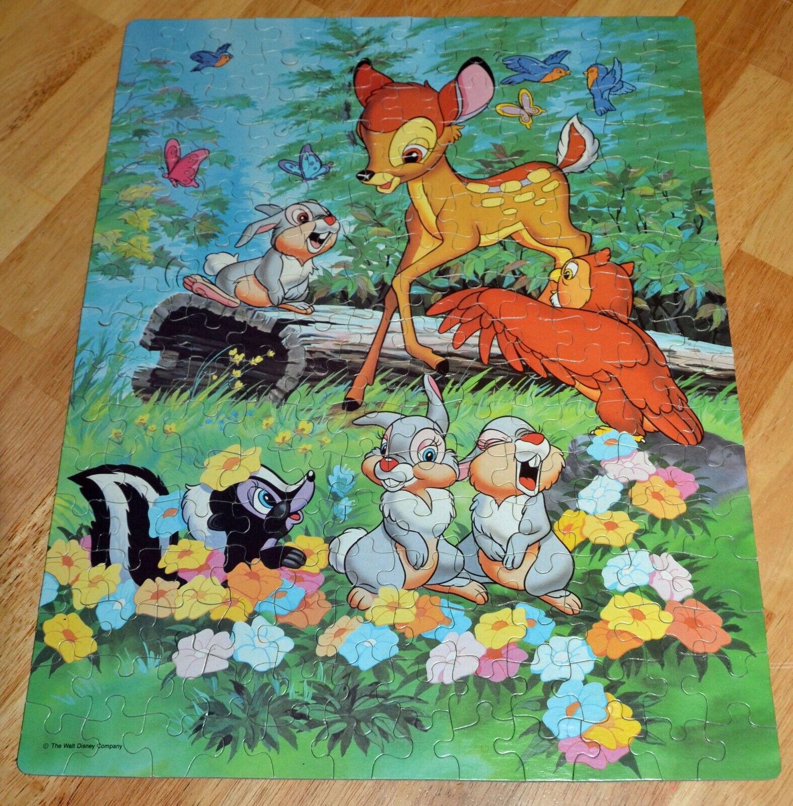 Vintage Disney Bambi 200 Piece Jigsaw Puzzle 14 x 18 Inches Golden 4716C-42 GUC