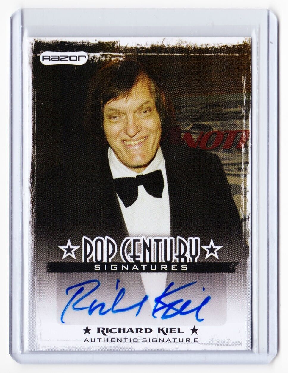 Richard Kiel 2010 Razor Pop Century Autograph Card - Jaws Auto 007 James Bond