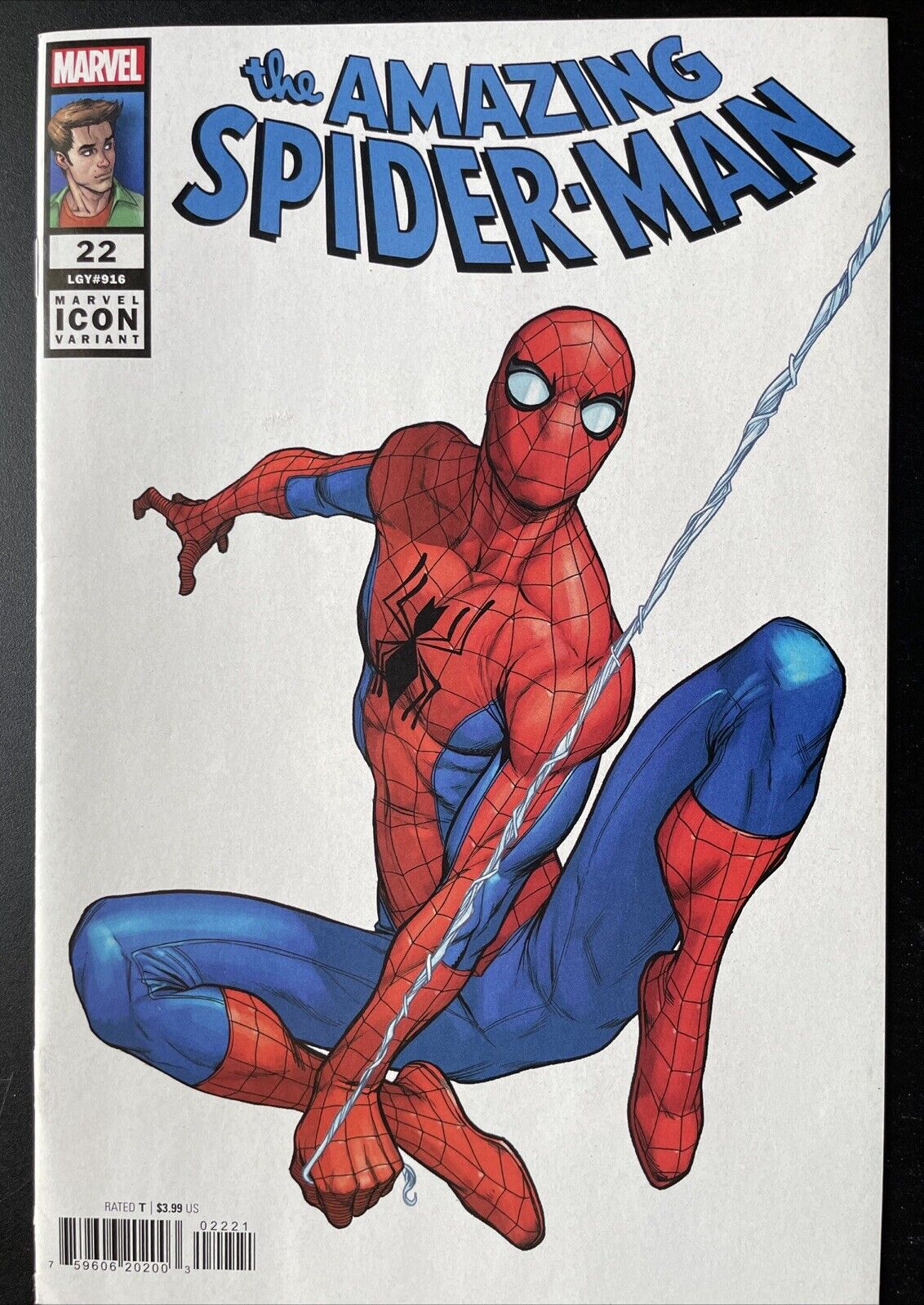 Amazing Spider-Man #22 (Legacy #916) Marvel Icon Variant Cover