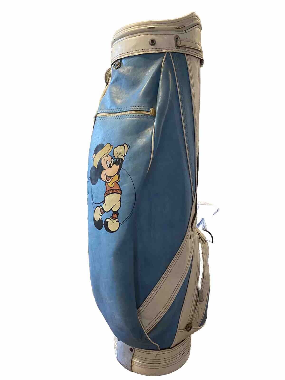 Vintage Sky Blue Walt Disney World Mickey Golf Bag By Walter Hagen