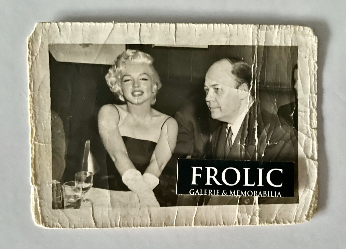 MARILYN MONROE 1950's original ONE_OF_A_KIND Night Out Candid Snap Shot (1/1)