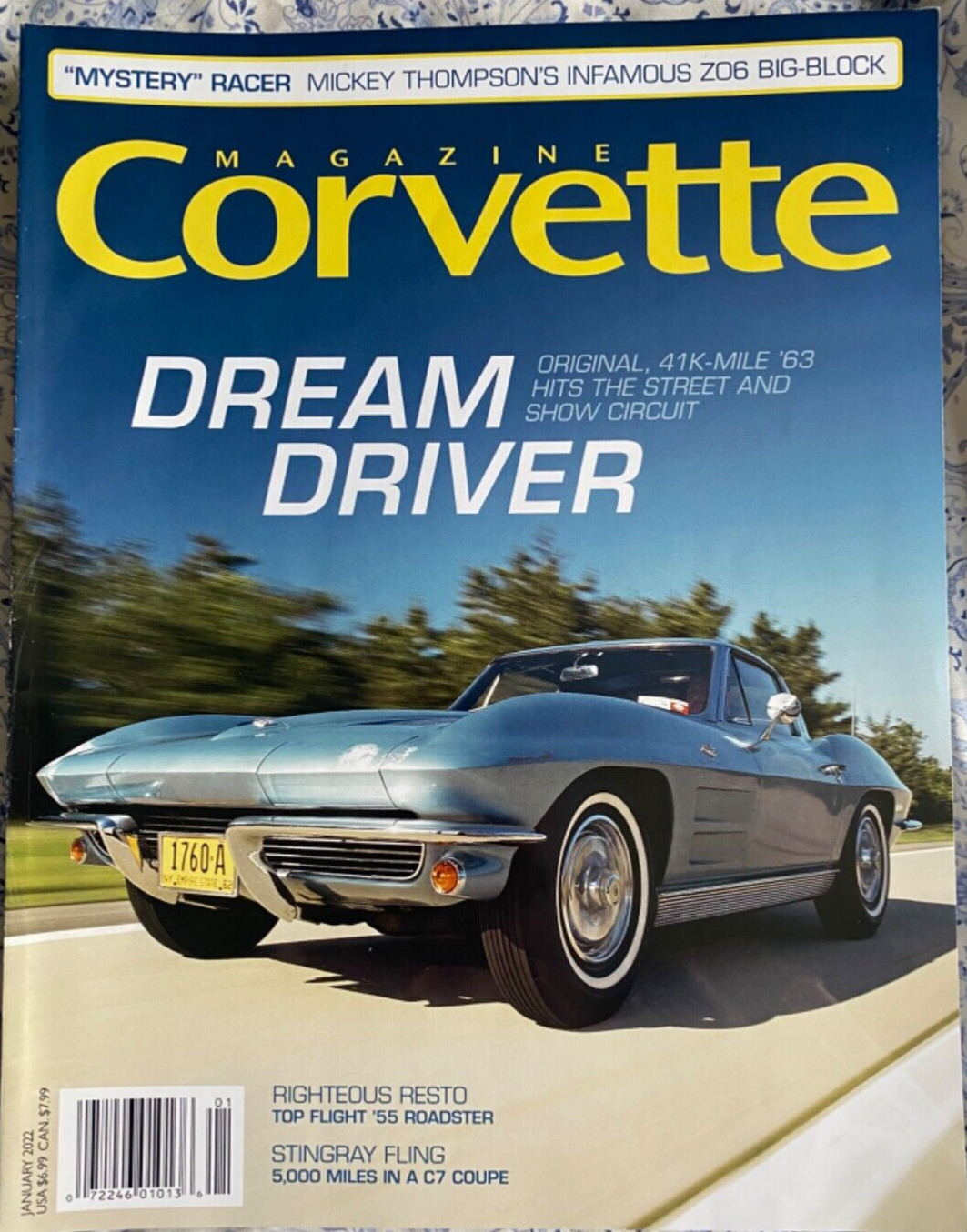 Corvette Magazine 5 Issue Lot 2022 Good Condition Gently Read