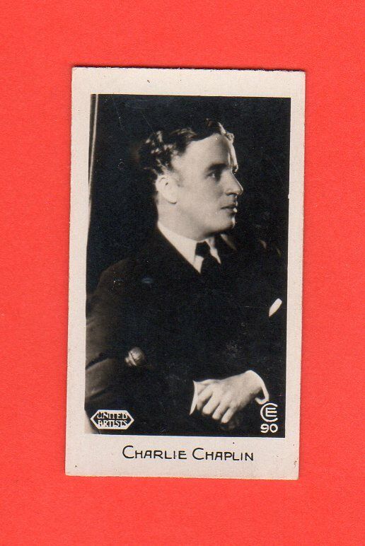 1930\'s Charlie Chaplin Film Star Card  Rare B