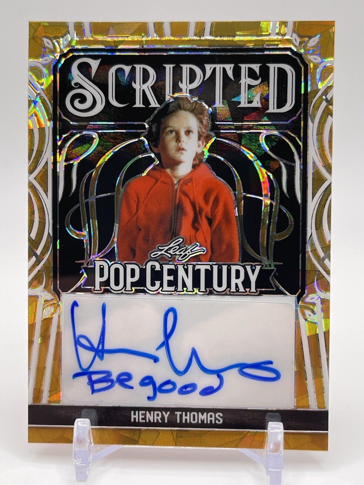 2024 Pop Century Henry Thomas Scripted ‘Be Good’ E.T. Elliot Gold 1/1 One Of One