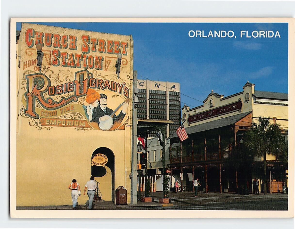 Postcard Restoration of Church Street Station Orlando Florida USA