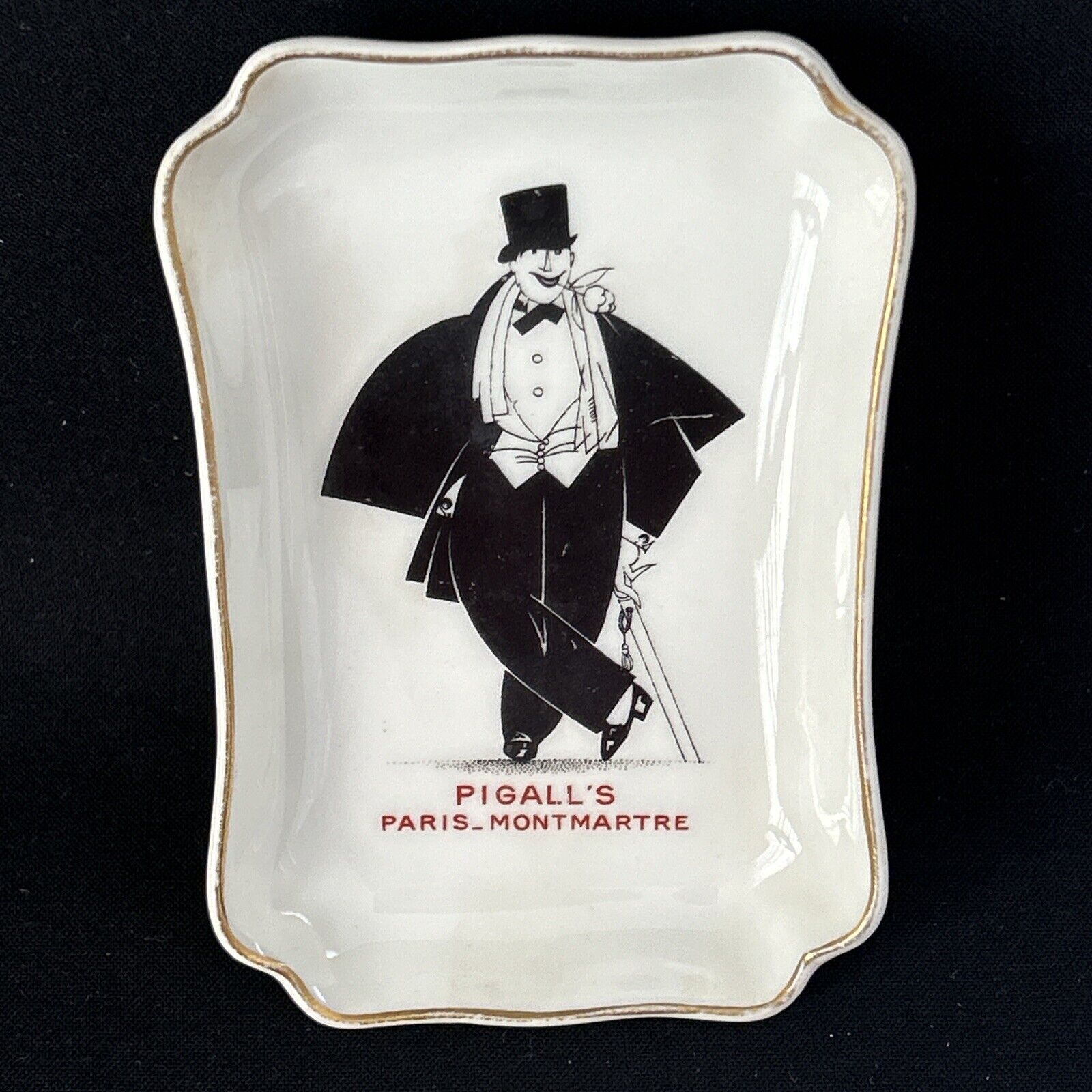 Pigall\'s Paris-Montmartre Trinket Dish Theodore Haviland Plate Limoges France
