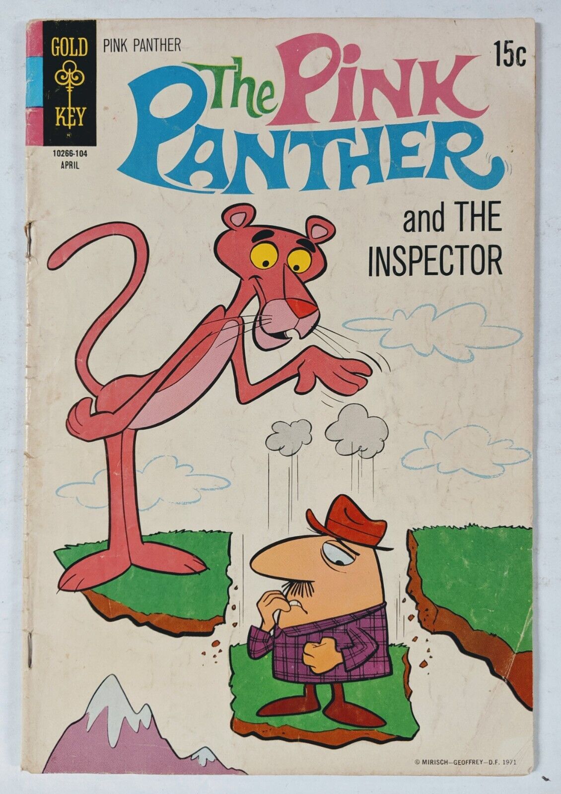 Rare Vintage Gold Key Comics Pink Panther #1 and the Inspector 