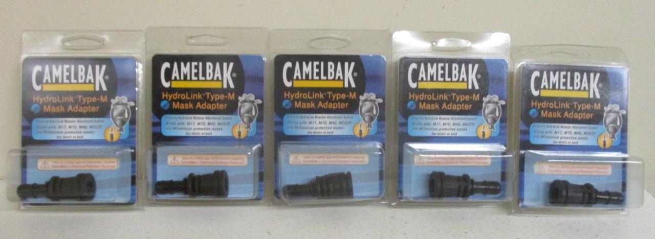 NEW Lot of 5: Camelbak HydroLink Type-M Mask Adapters