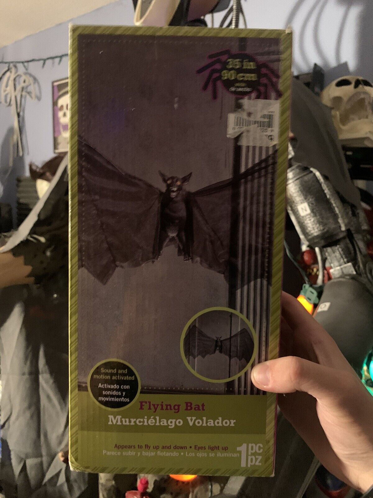 Gemmy Industries Halloween 2013 Animated Dropping Bat RARE