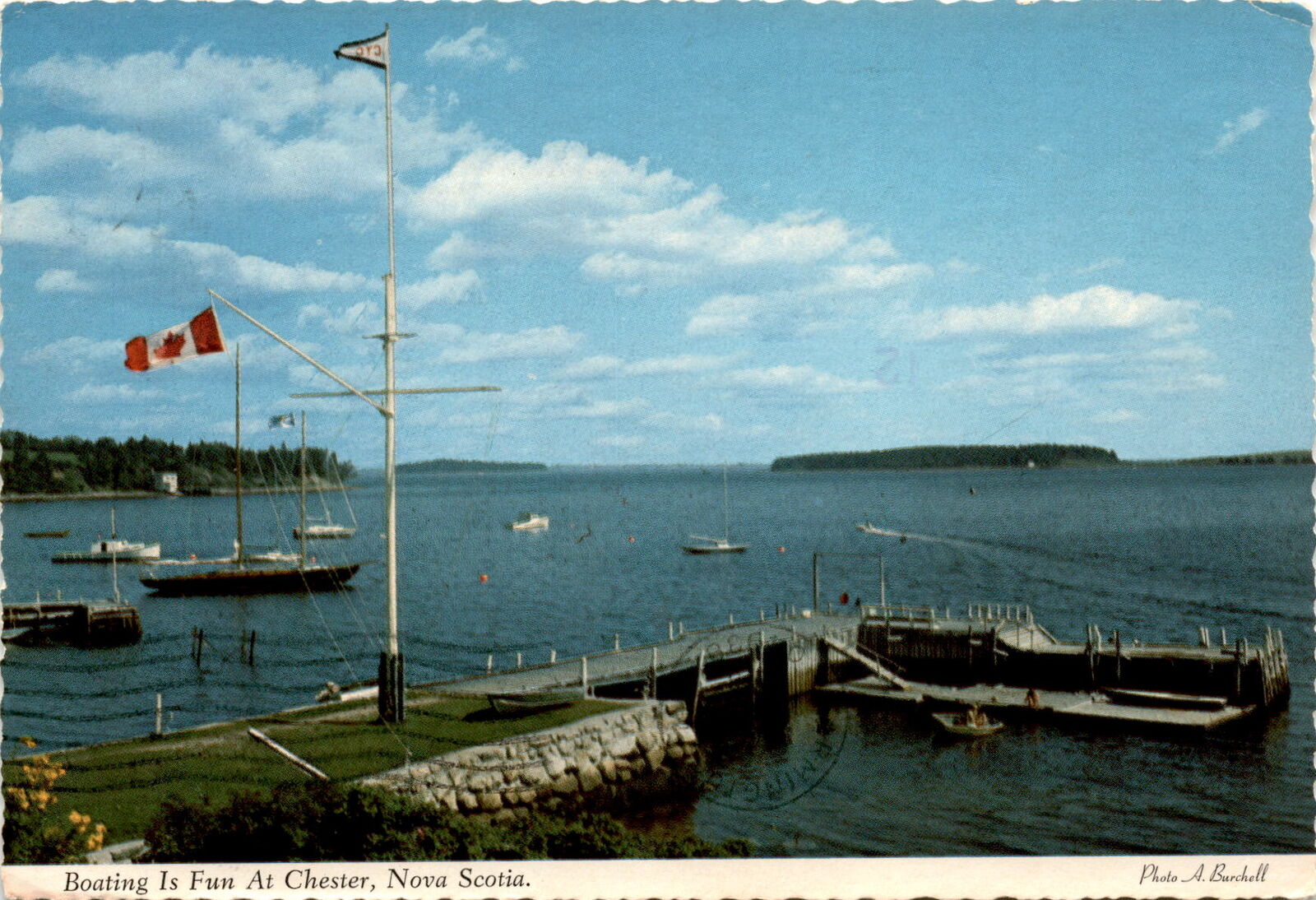 Chester, Nova Scotia, Mahone Bay, New England, Halifax. Postcard