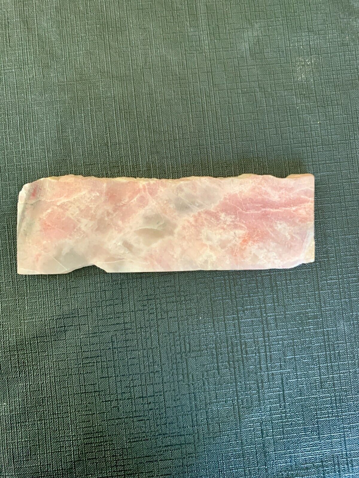 Pink Petalite rough slab for cabbing lapidary or collecting 105grams