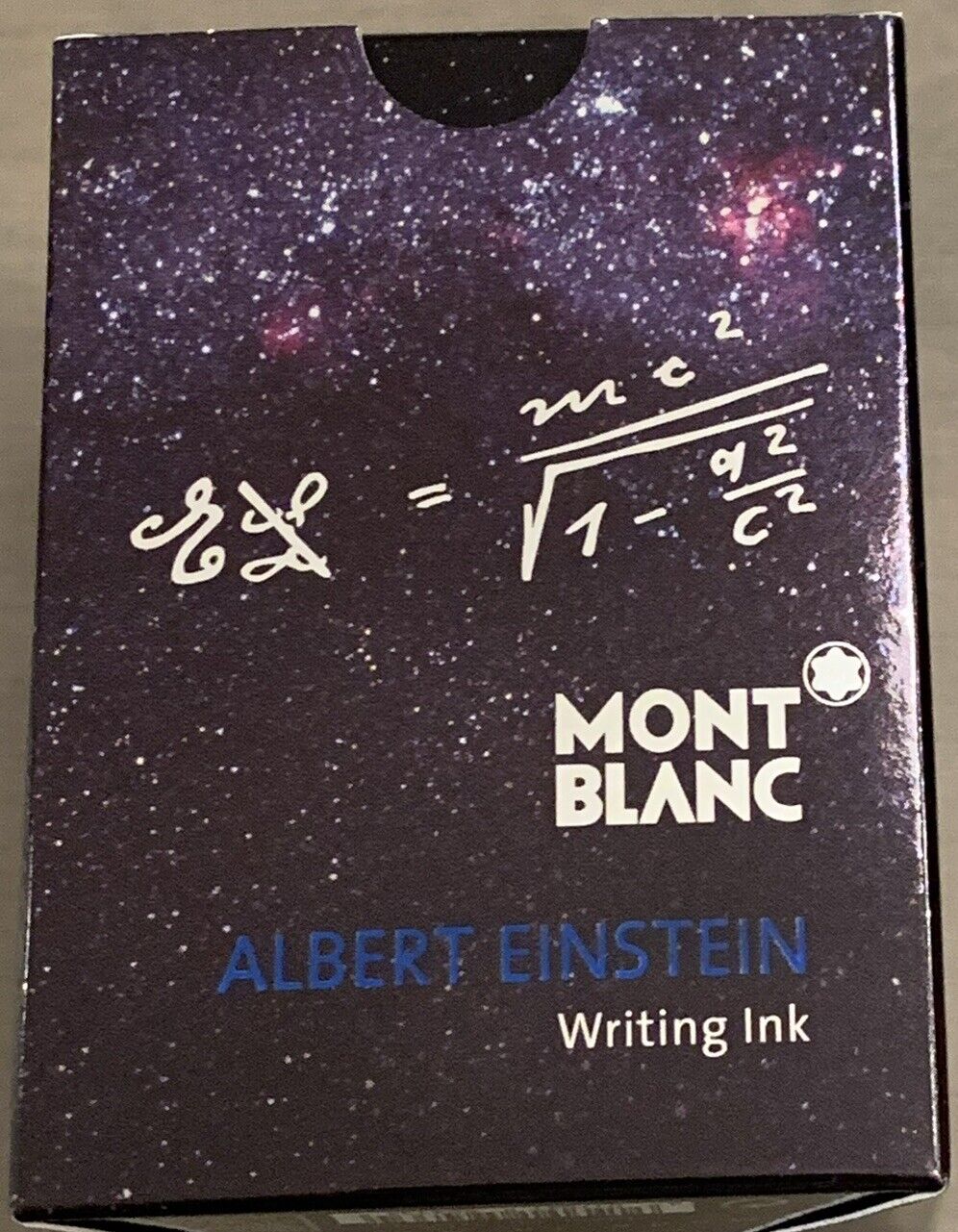 RARE NEW IN BOX Montblanc Albert Einstein Gray Bottled Fountain Pen Ink
