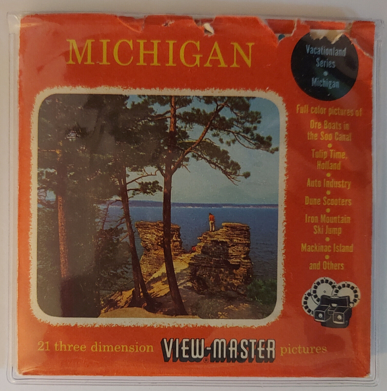 View-Master Michigan 3 reel packet MICH 1-2-3 (A580)