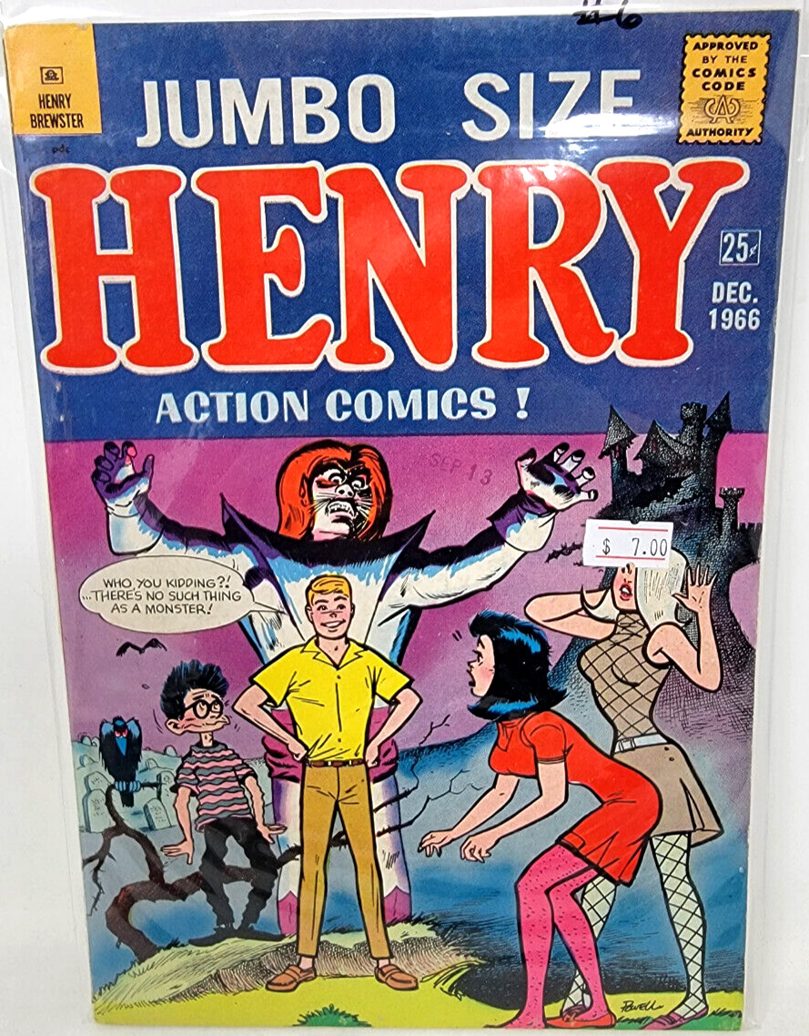 HENRY #6 MF ENTERPRISES SILVER AGE COMEDY *1966* 8.0