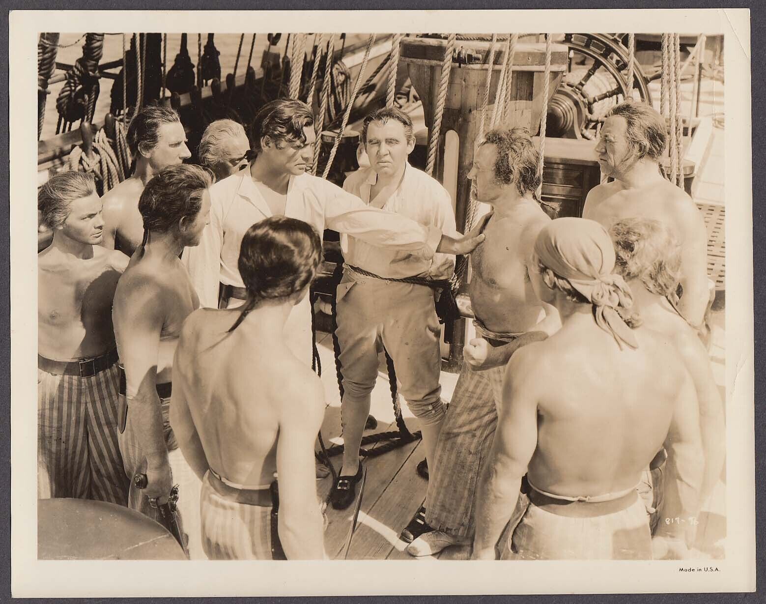 Clark Gable Charles Laughton Mutiny on the Bounty 8x10 photo 1930s